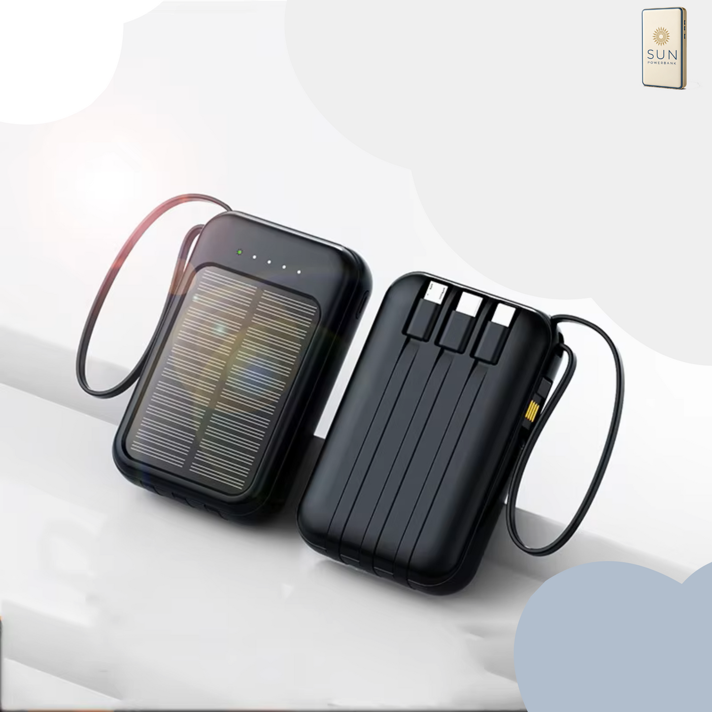 ⚡SunPowerBank-One – L'Énergie Verte Qui Vous Accompagne Partout !